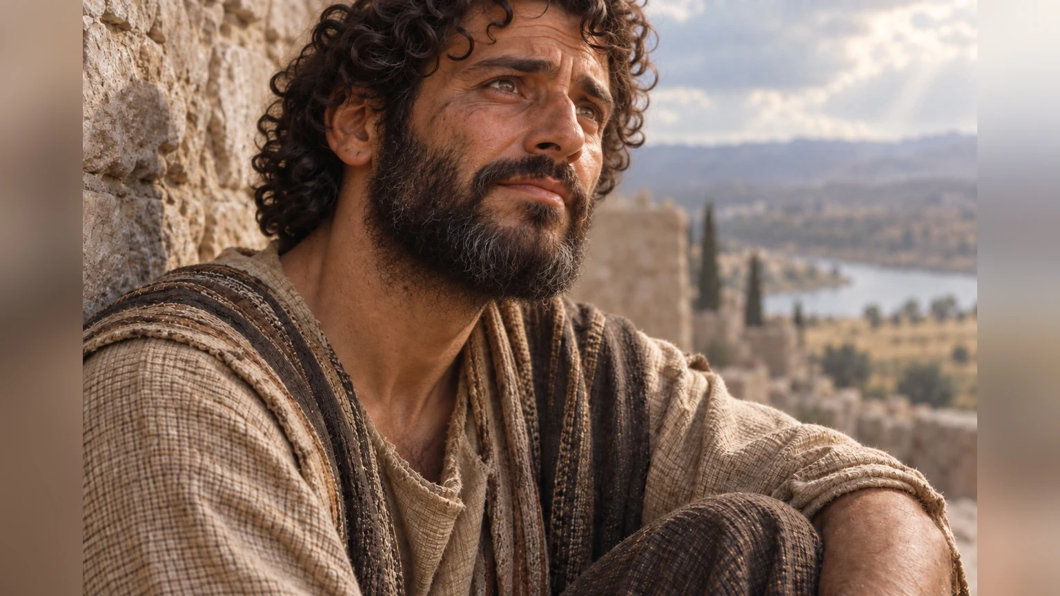 The same worshiper from Psalm 42 lifts his face toward hope.