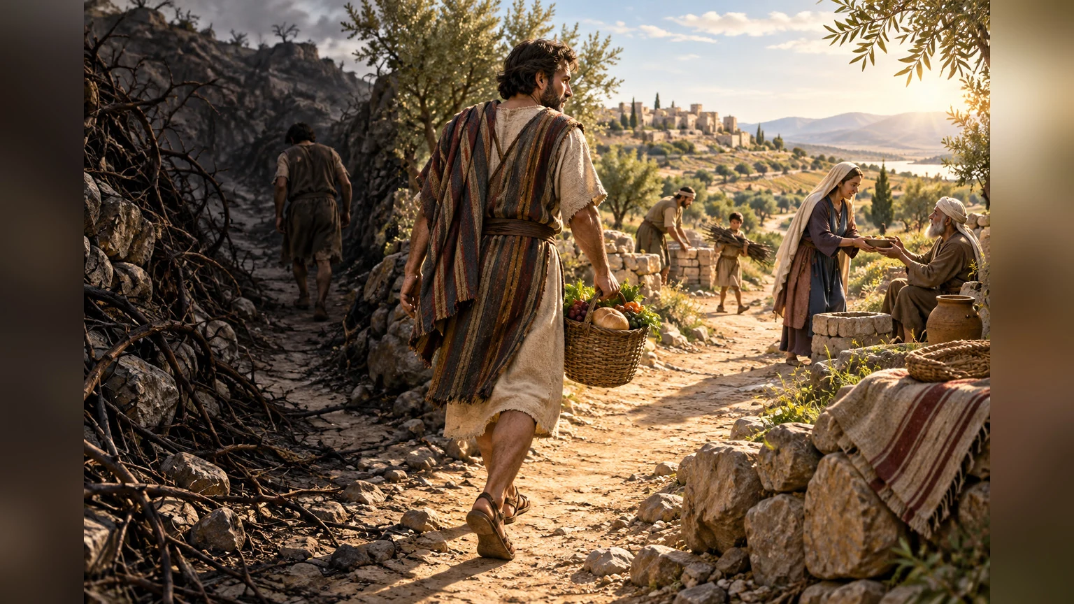 An open path suggests thanksgiving and ordered living.