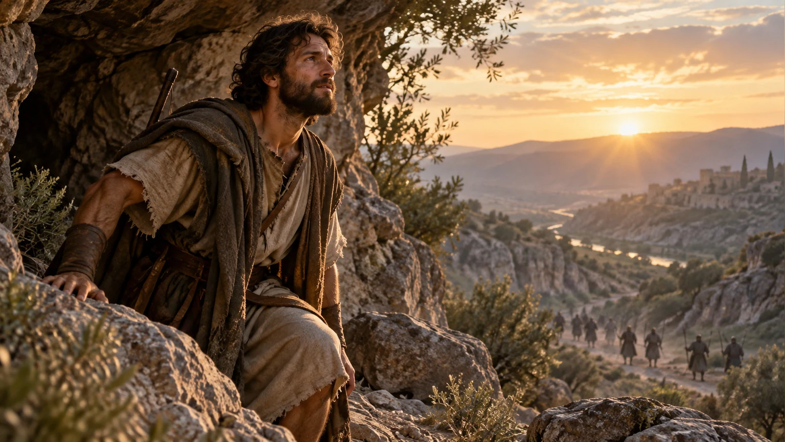 David rises with renewed confidence in the wilderness.