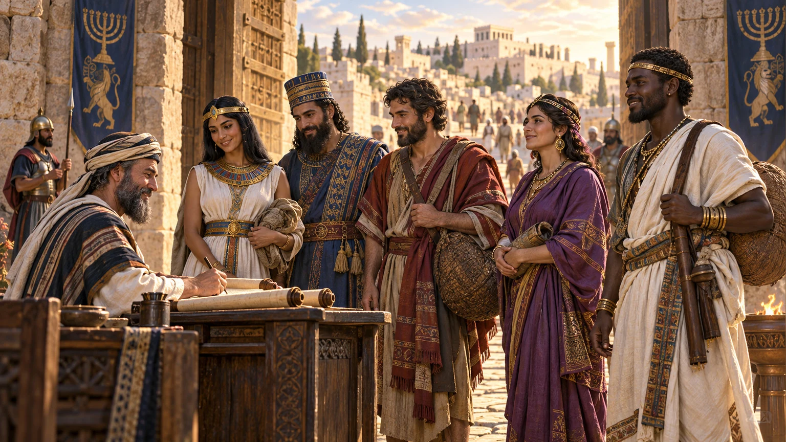 People from many lands are welcomed and recorded as belonging to Zion.