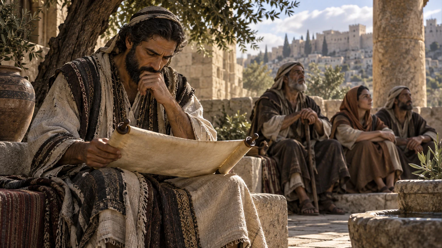 A person studies and rests while justice is awaited.