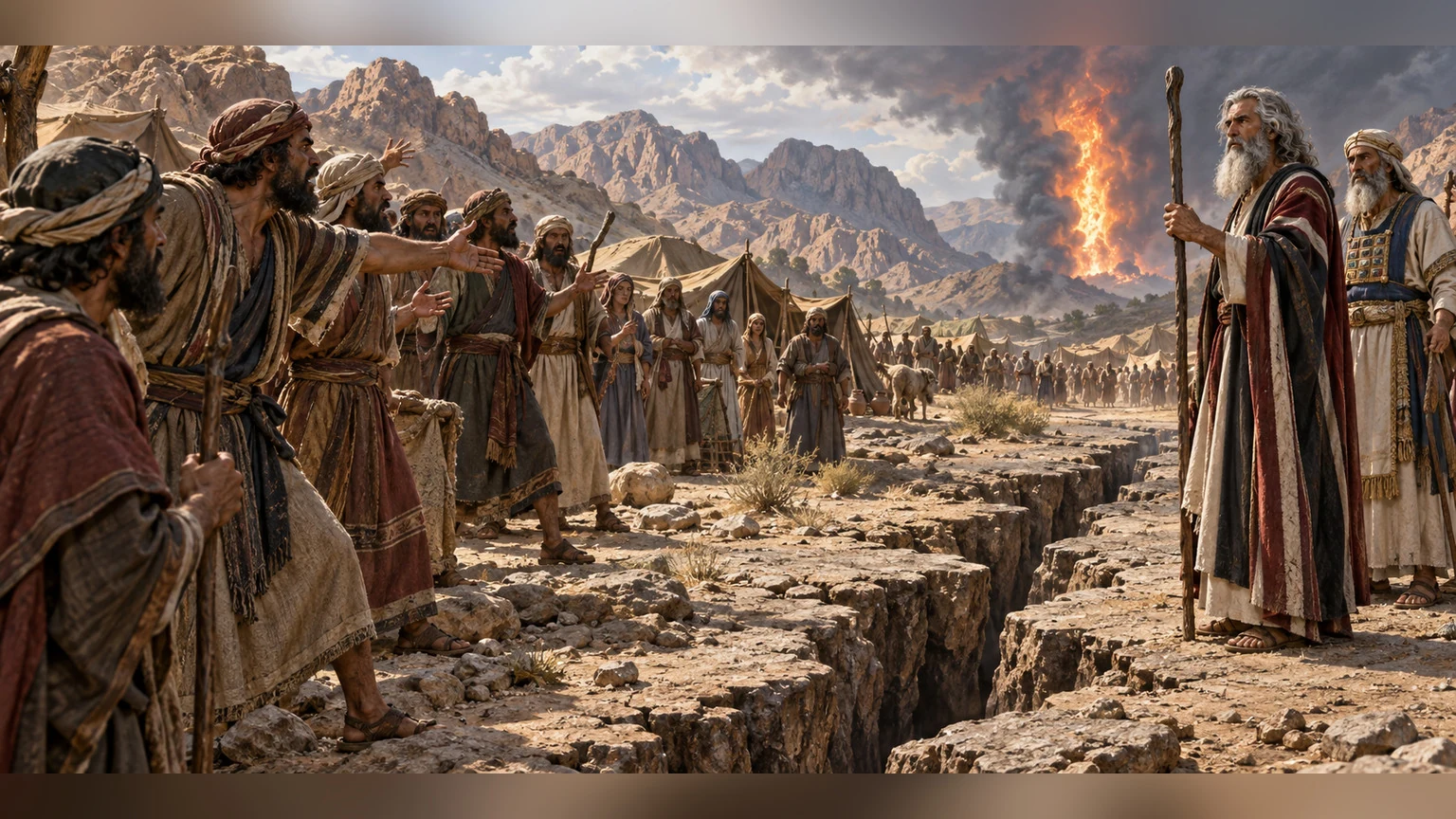 A tense dispute divides an ancient wilderness camp.
