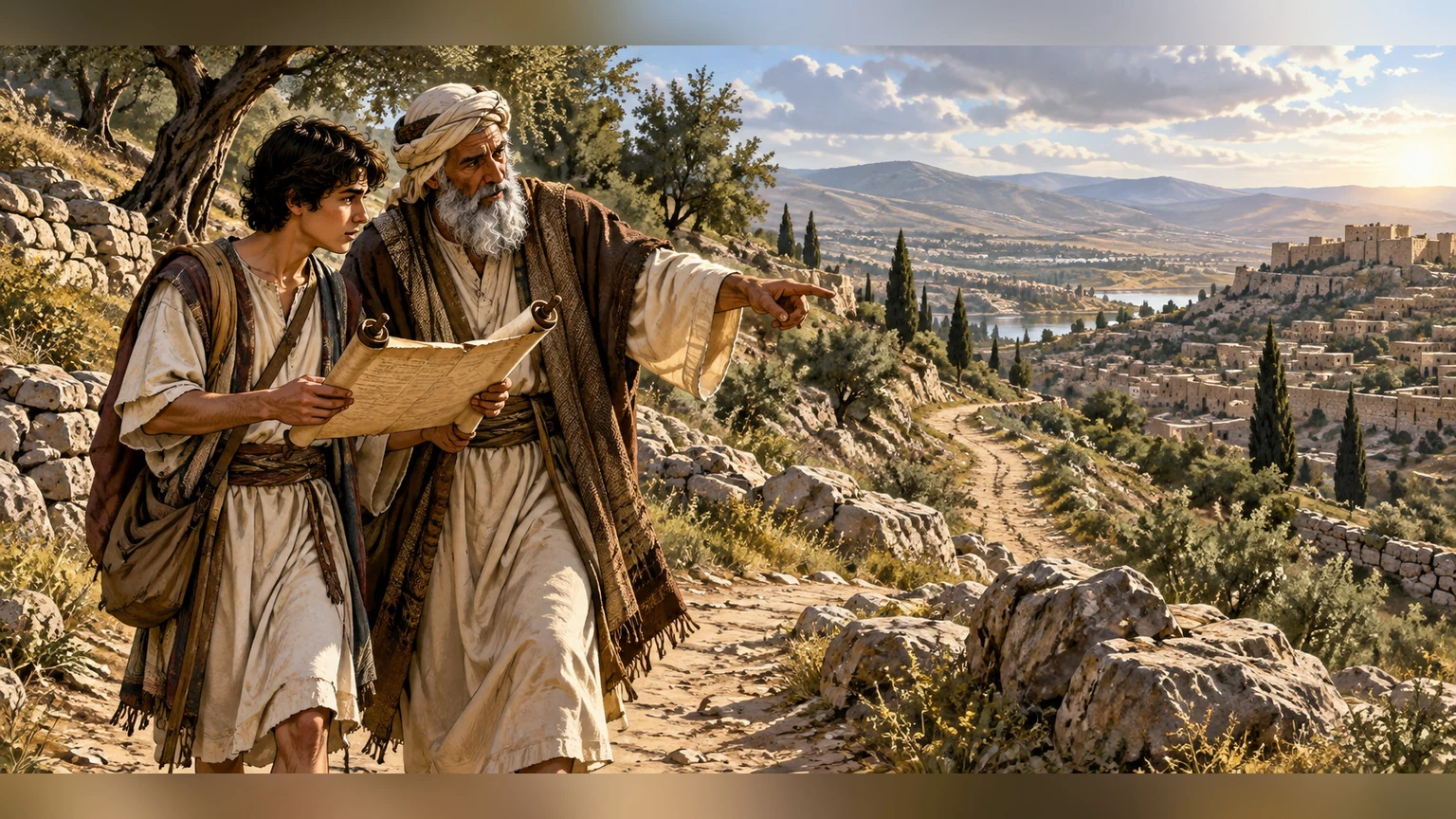 a willing learner follows the path he is being taught.