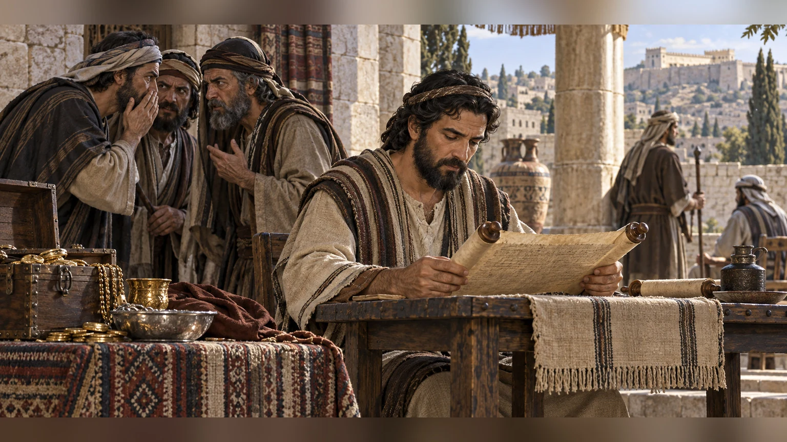 false accusations surround a person who values learned instruction above gold and silver.