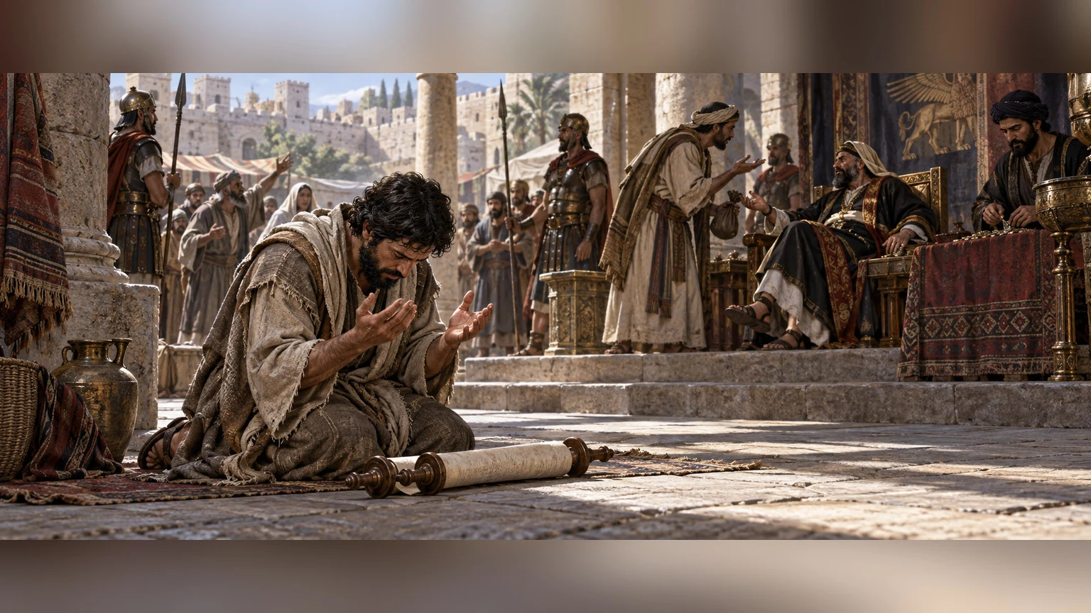 the servant asks understanding and intervention where the law is being broken.