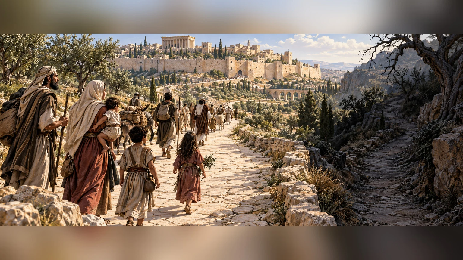 Upright and crooked routes separate as the prayer ends with peace upon Israel.