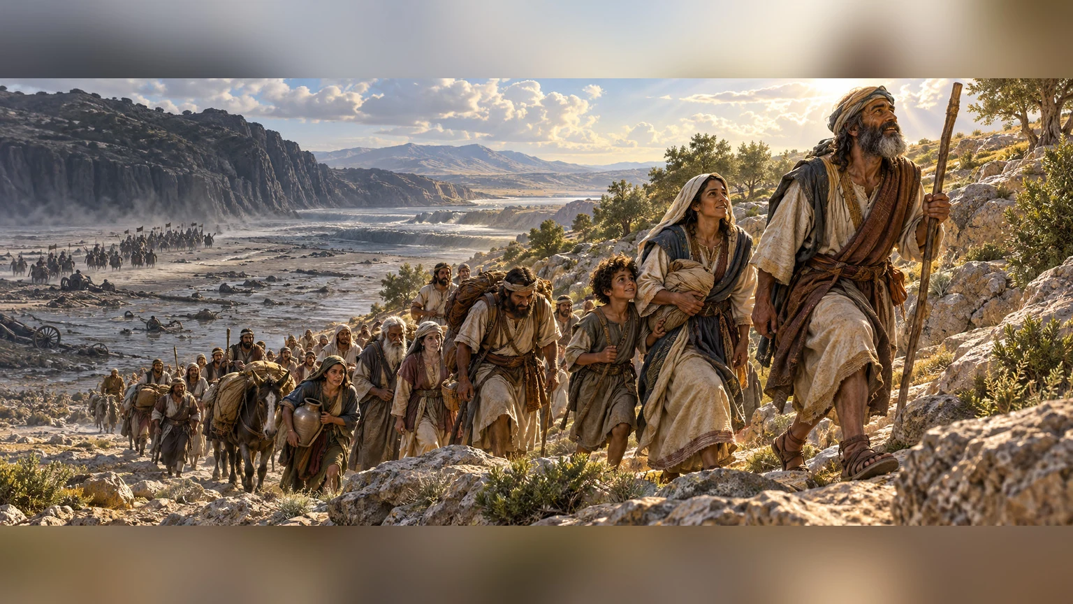 A humbled people is remembered and rescued from foes.