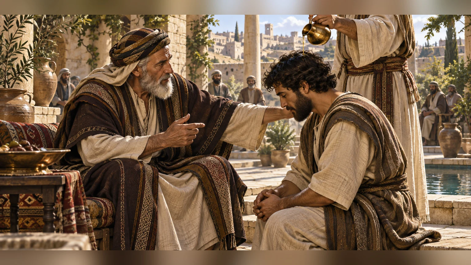 The speaker accepts a righteous person's correction, likened to welcome oil on the head.