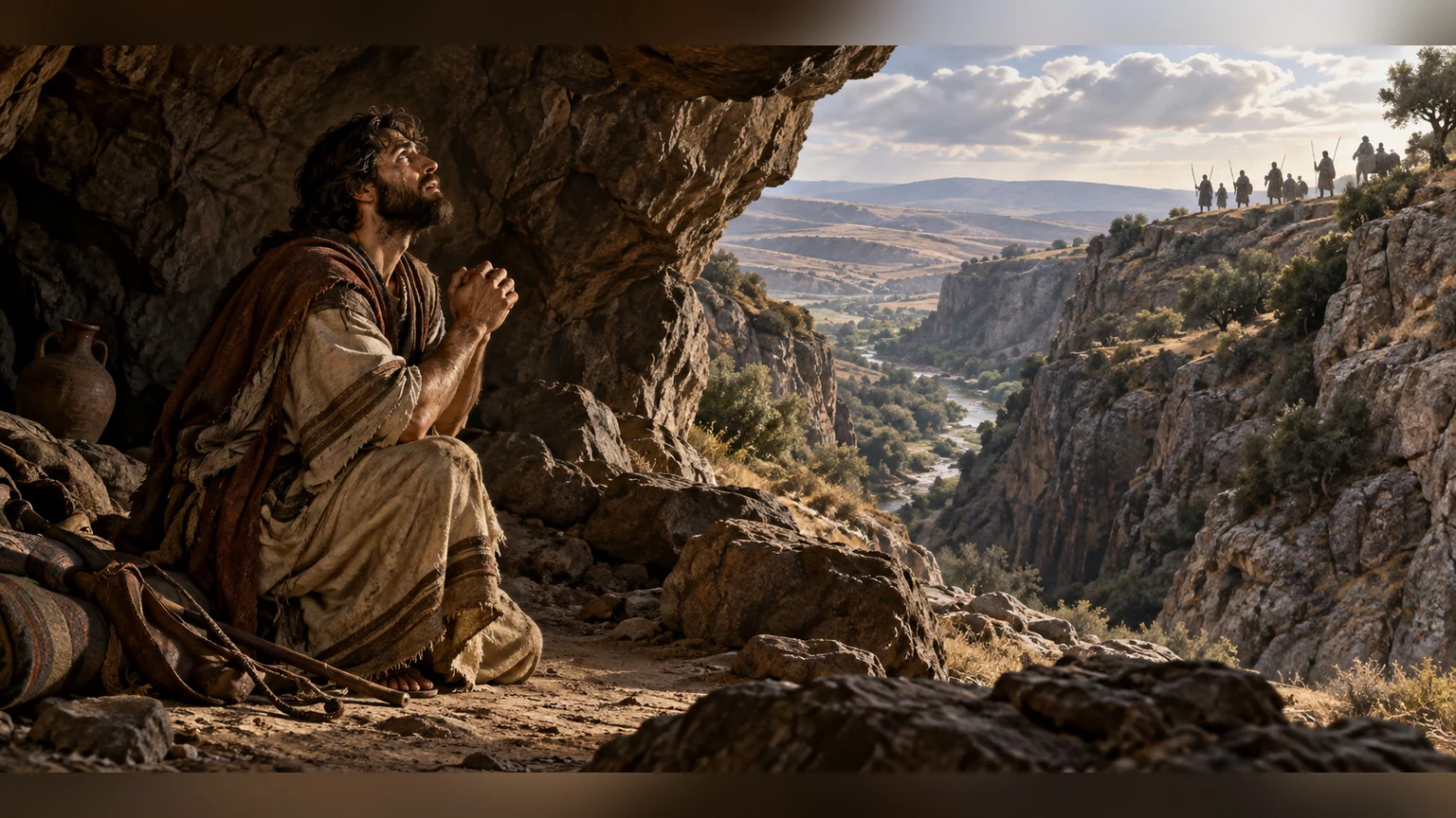 The isolated man names Yahweh his refuge against stronger pursuers.