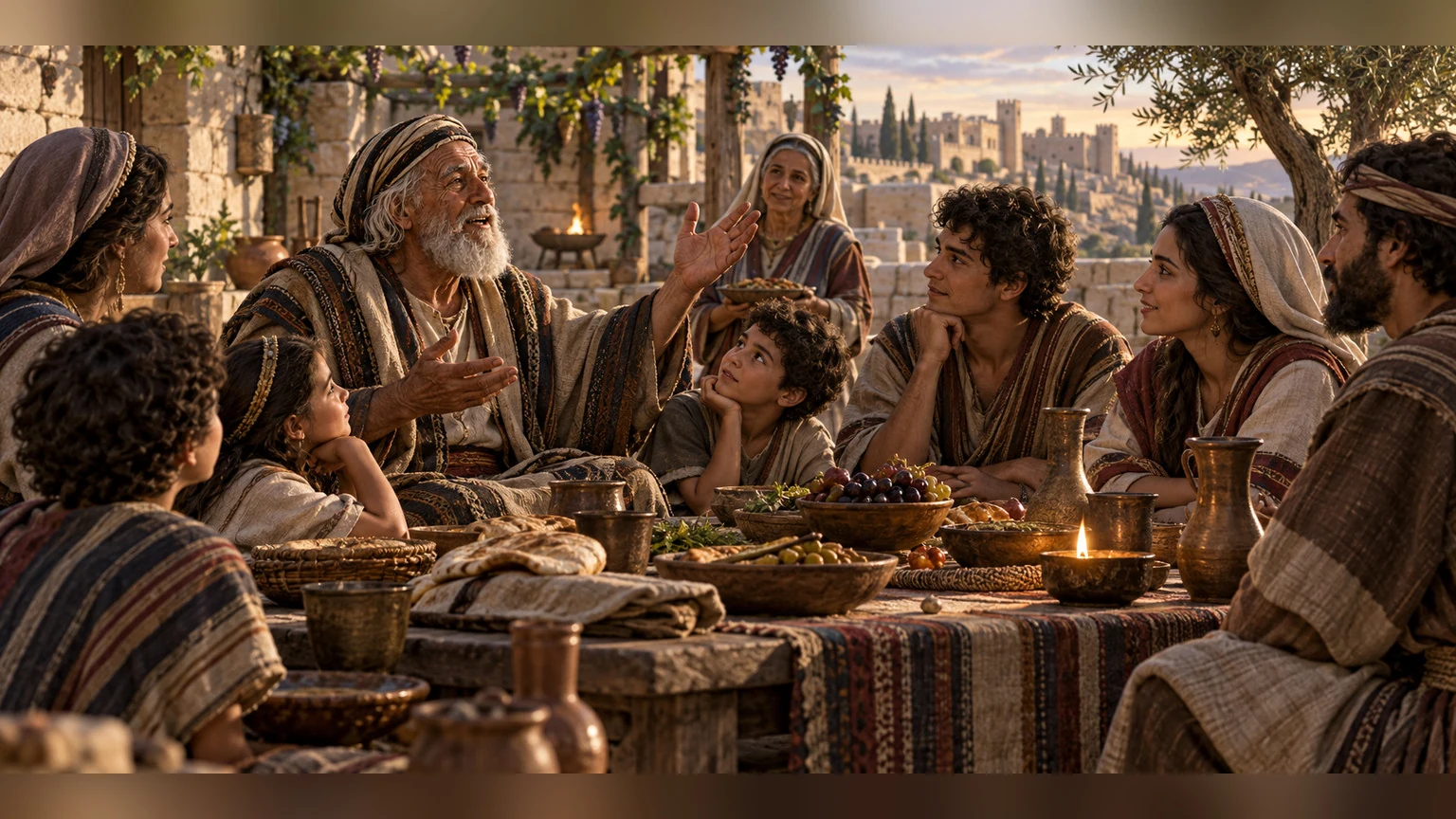 One generation tells the next of wonders and abundant goodness.