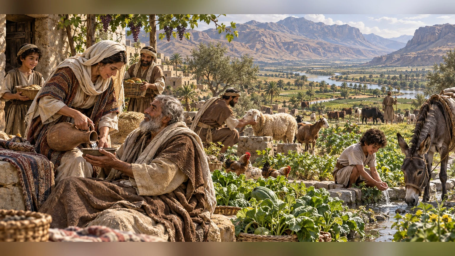 Compassion reaches beyond the original gathering to all living works.