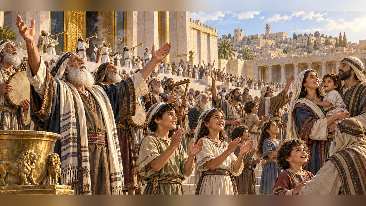 Zion's generations praise the enduring king.
