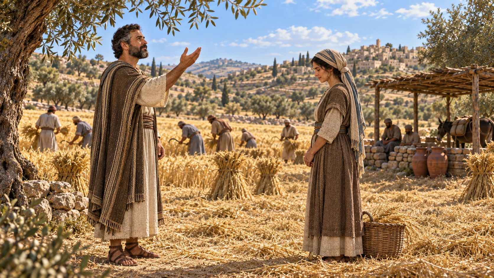 Boaz blesses Ruth's refuge.