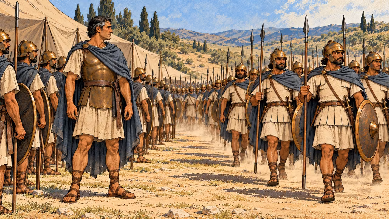 Royal infantry join Seron’s waiting formation.