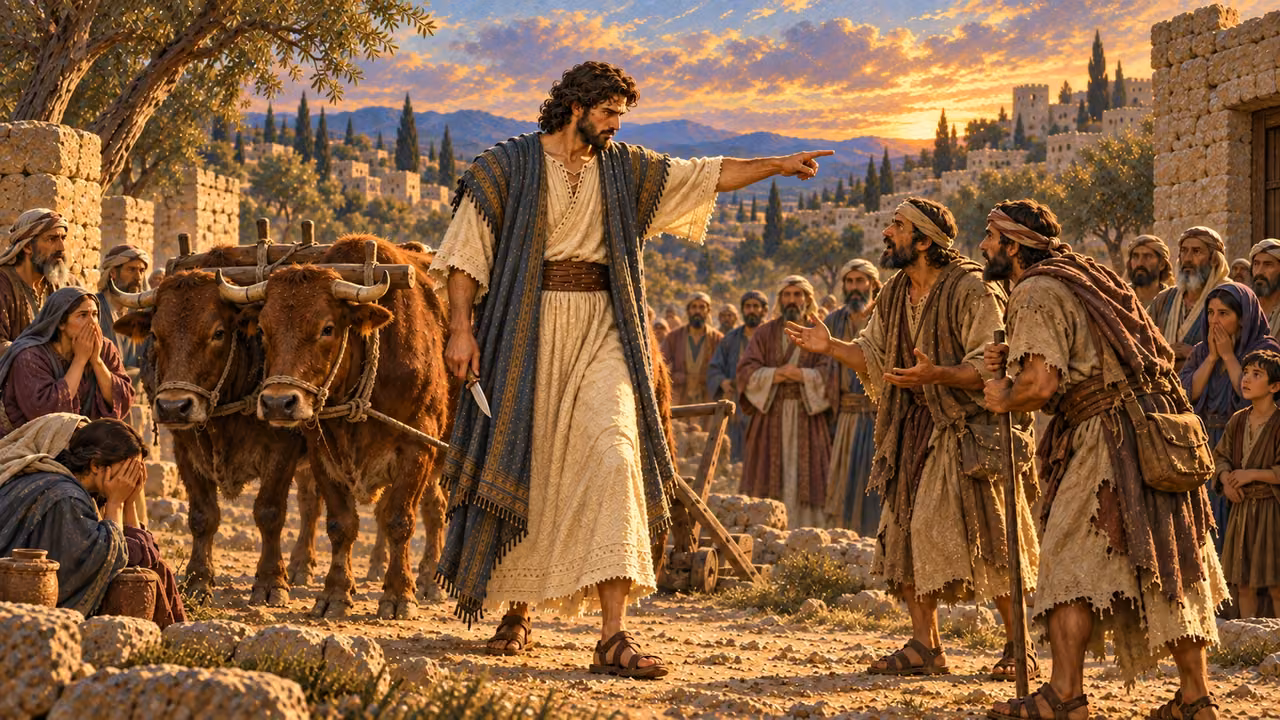 Saul summons all Israel