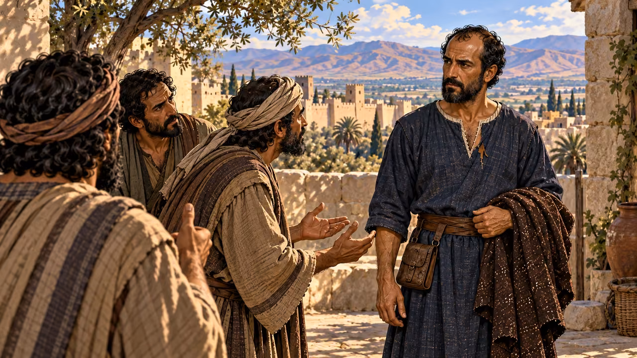 The prophets propose a search for Elijah while Elisha listens.