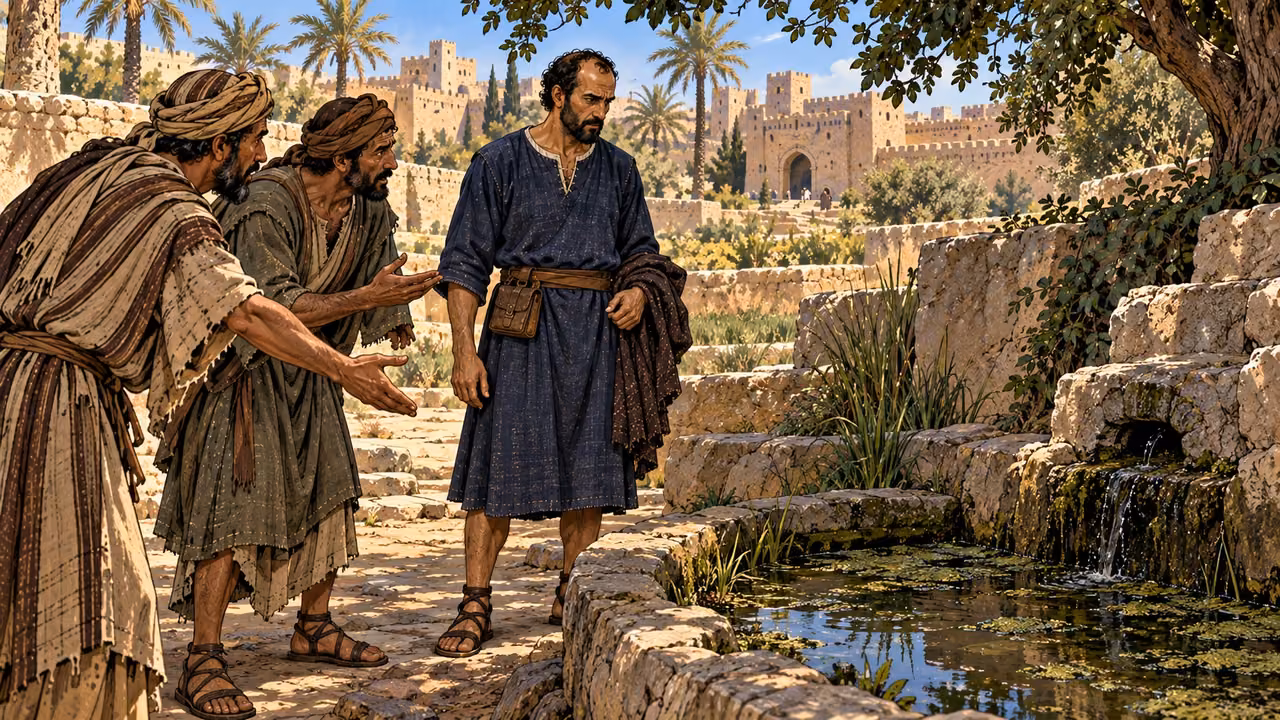 Jericho’s residents show Elisha the city’s troubled water.
