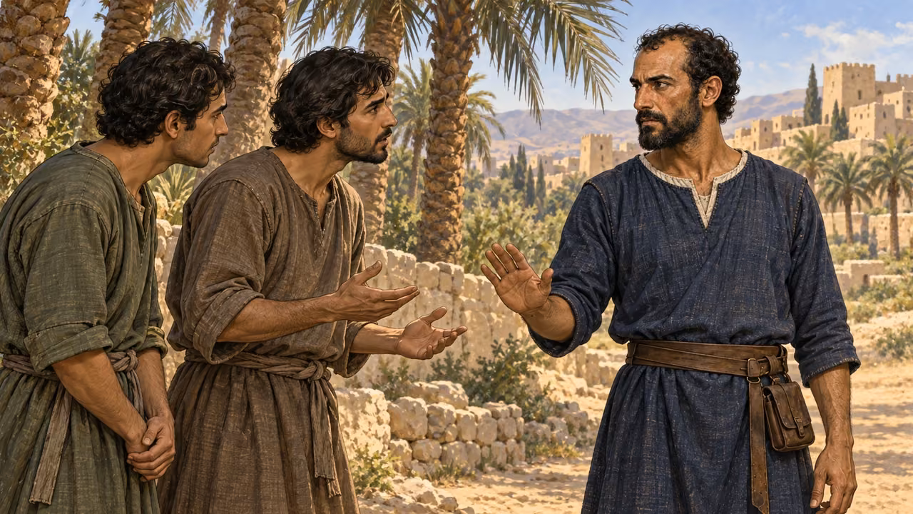 Prophets at Jericho speak to Elisha about the coming loss of his master.