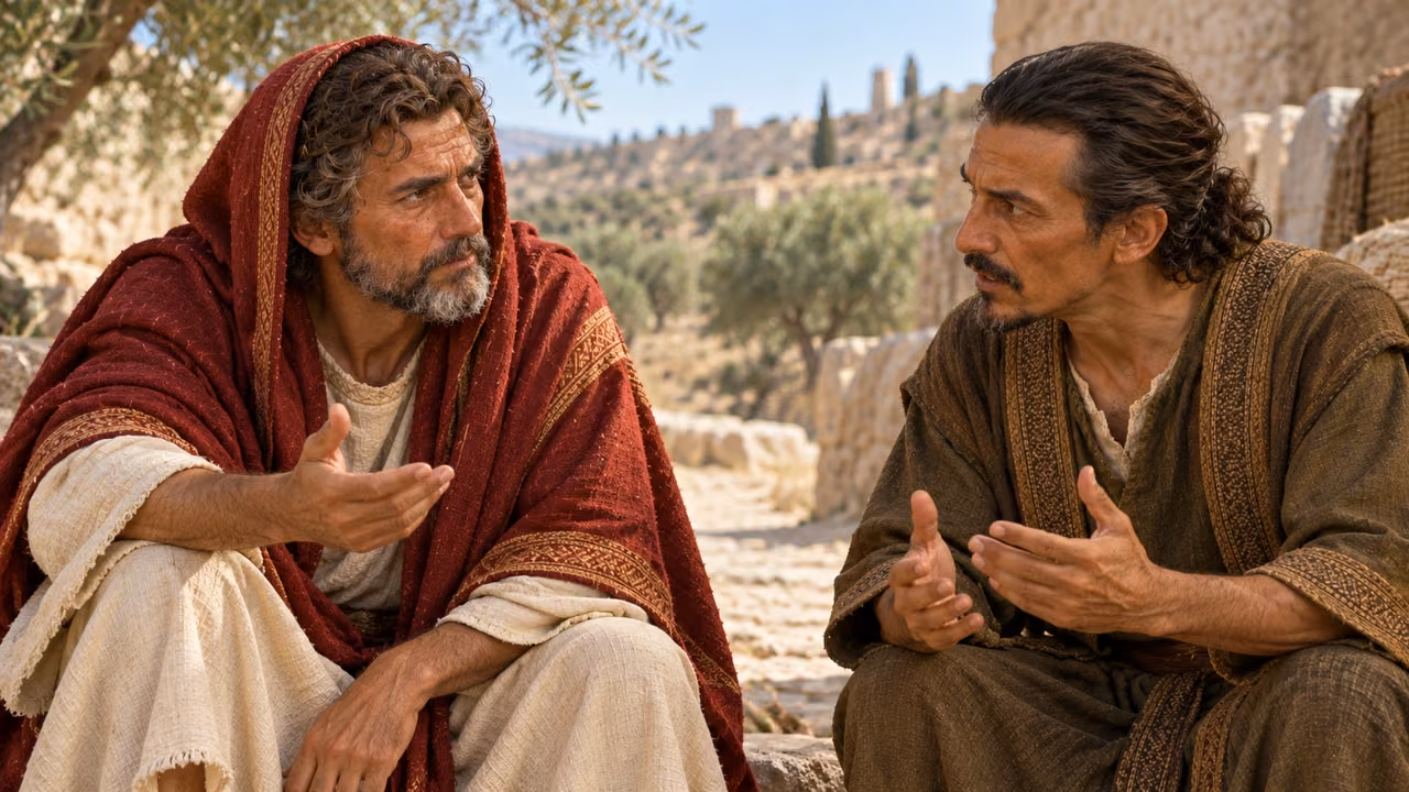 David asks where Mephibosheth is.