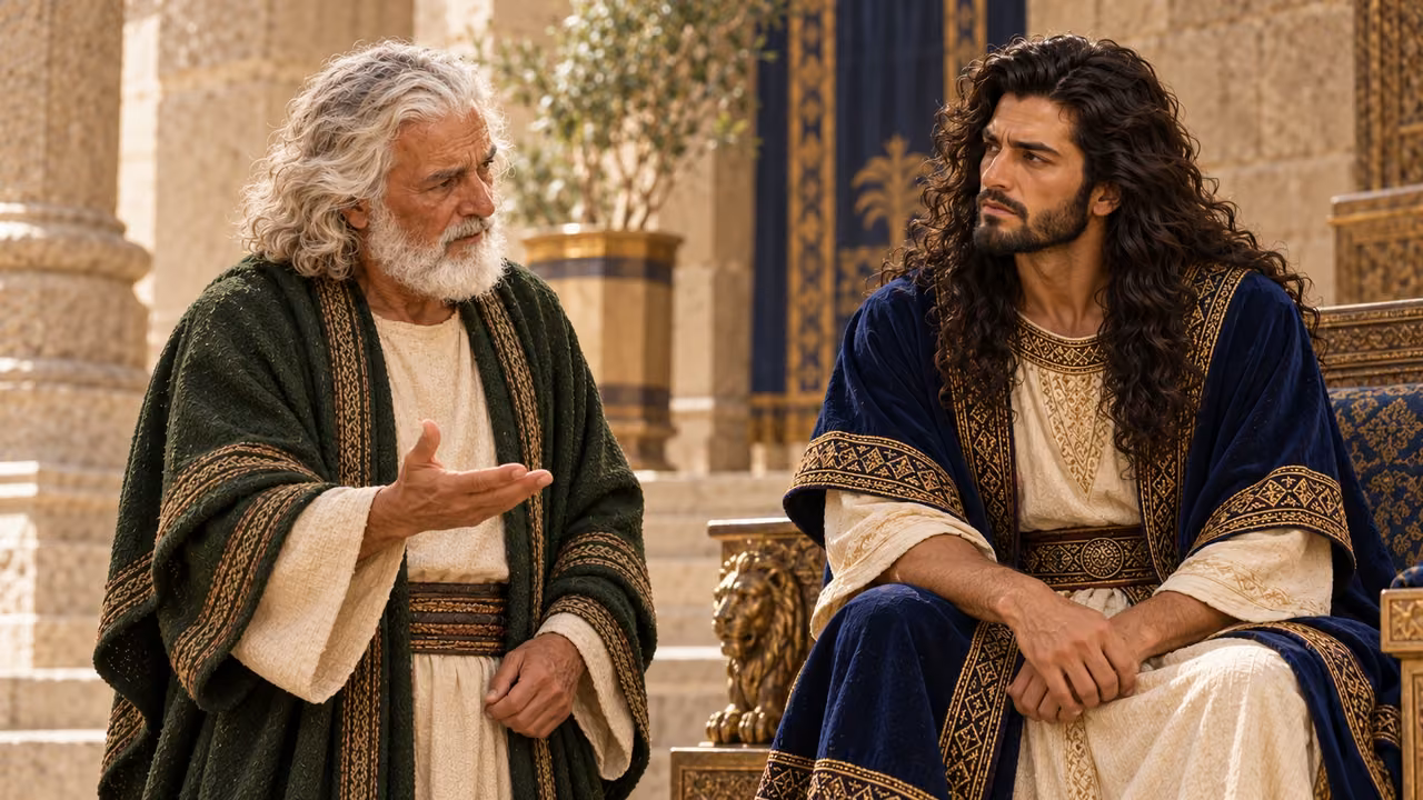 Hushai challenges the counsel that has been given.