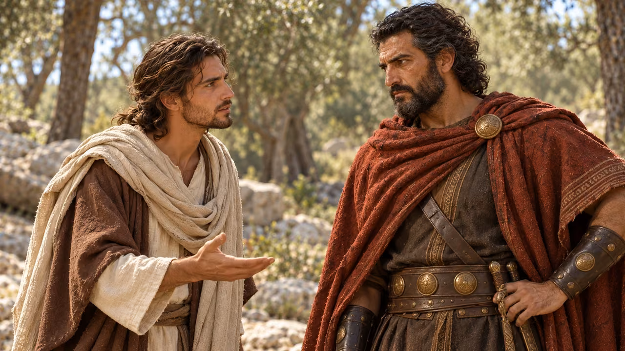 Ahimaaz asks Joab to let him bring news to the king.