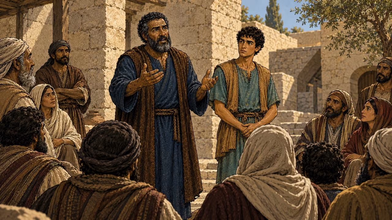 The apostles give their testimony about the resurrection of the Lord Jesus.