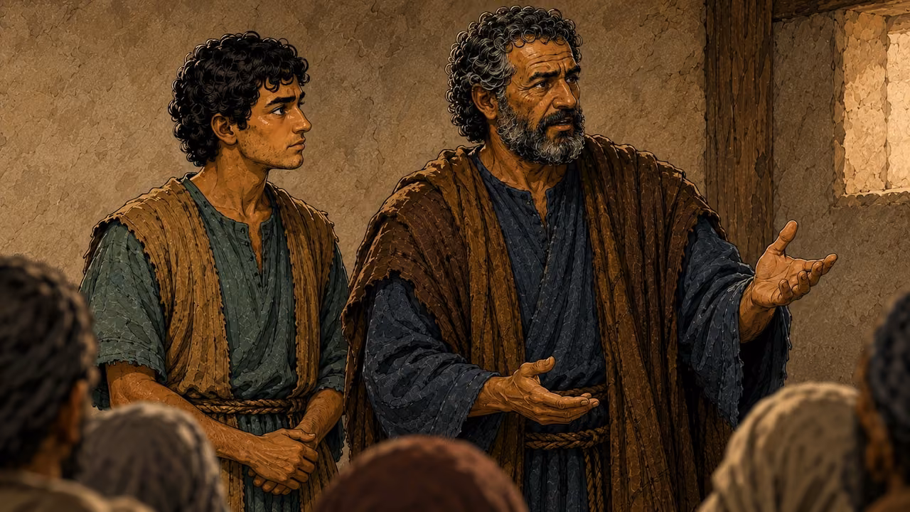 The apostles explain that they will devote themselves to prayer and the ministry of the word.