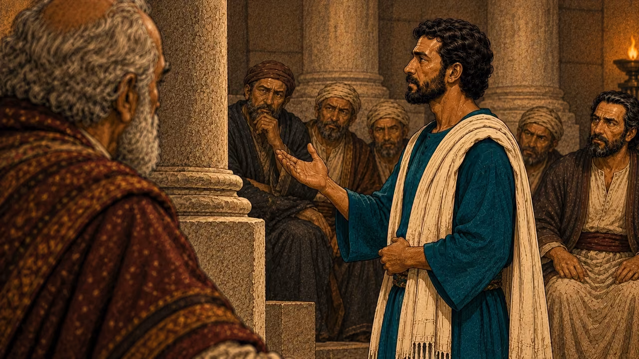Stephen describes Moses’ education in the wisdom of the Egyptians.