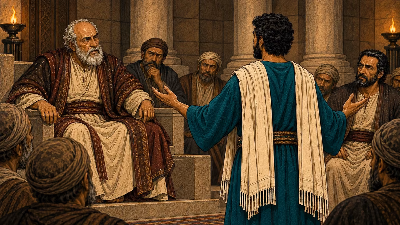 Stephen recalls Moses leading the people out and announcing a prophet to come.
