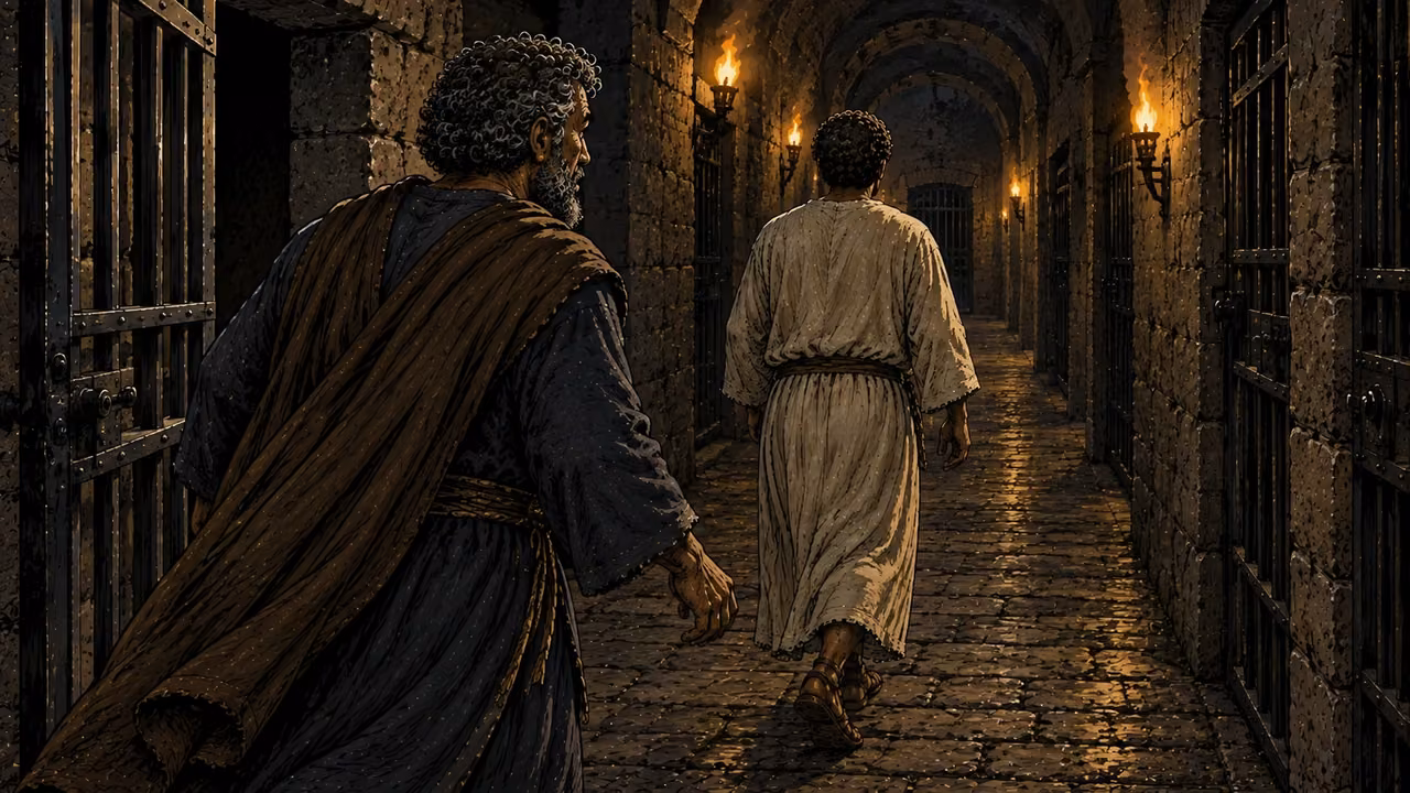Following as in a Vision.