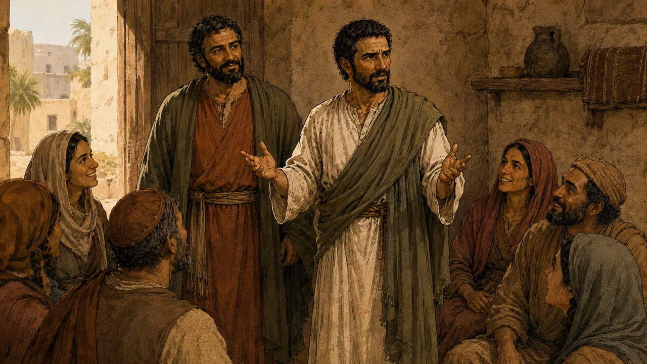 Believers receive Paul and Barnabas’s news with joy.