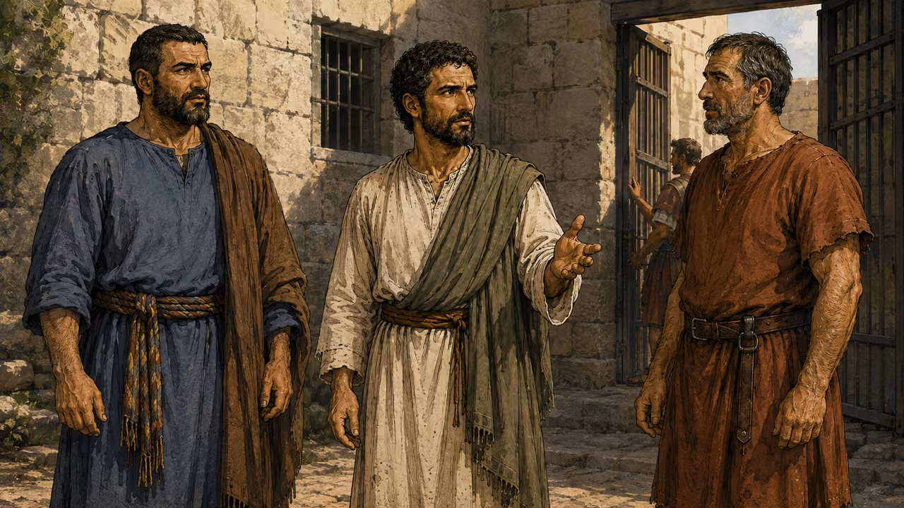 Paul refuses a secret dismissal after their public beating without trial.