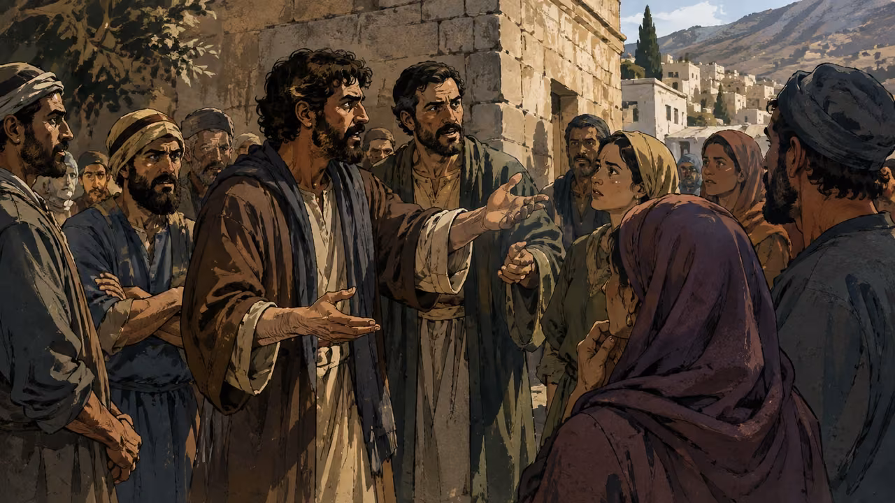 Agitators from Thessalonica stir up the crowds in Berea.