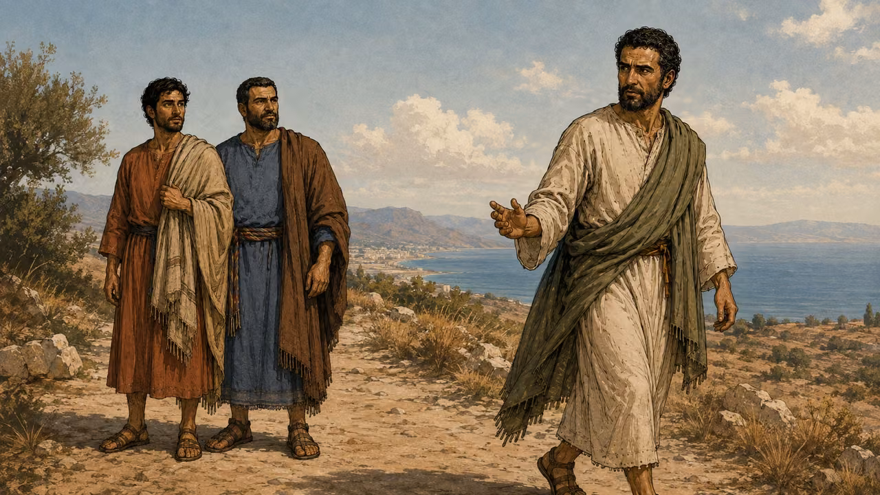Paul leaves for Athens while Silas and Timothy remain behind.