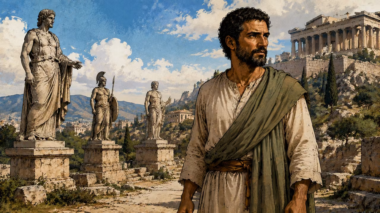 Paul is troubled by the many idols in Athens.