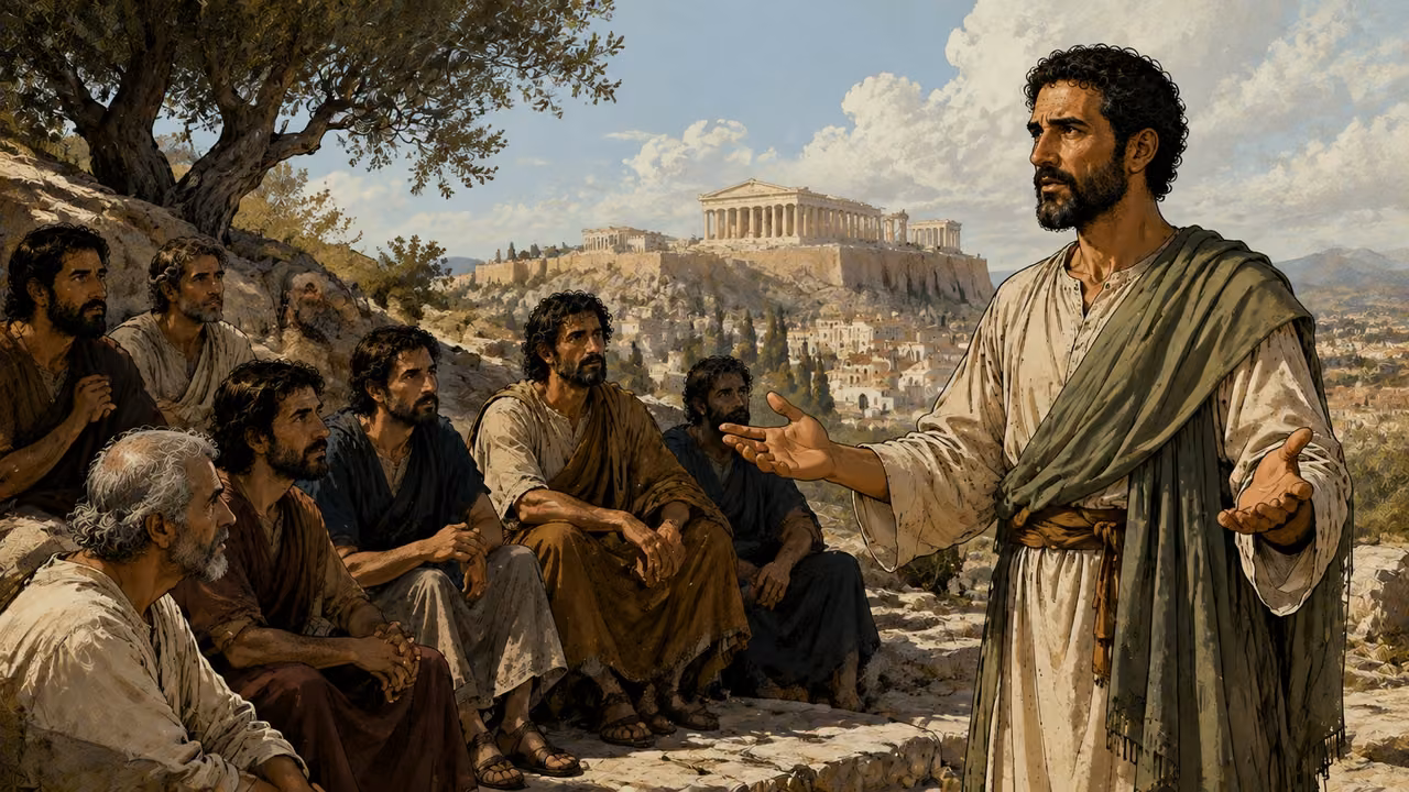 Paul explains that God is not far from each of us.