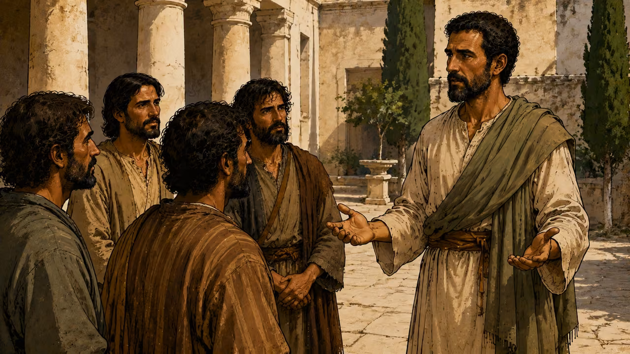 Paul asks the Ephesian disciples about their baptism.