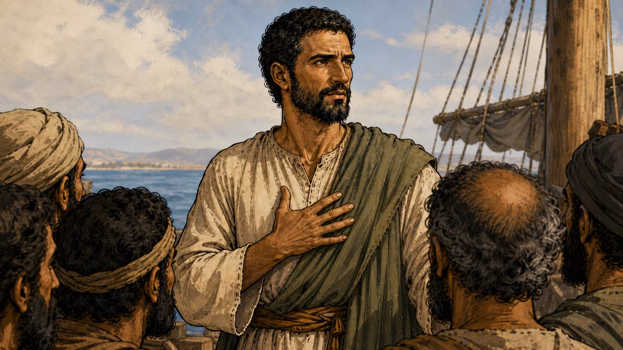 Paul speaks of his journey to Jerusalem and the ministry entrusted to him.