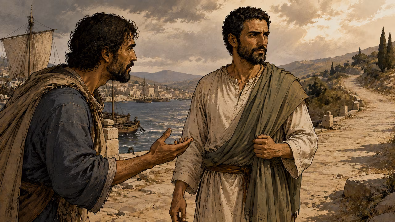 A plot leads Paul to change his travel route.