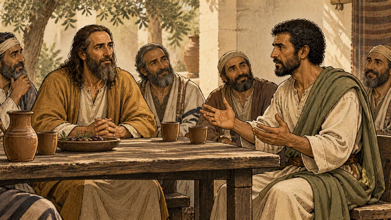 Paul recounts his ministry among the Gentiles to James and the elders.