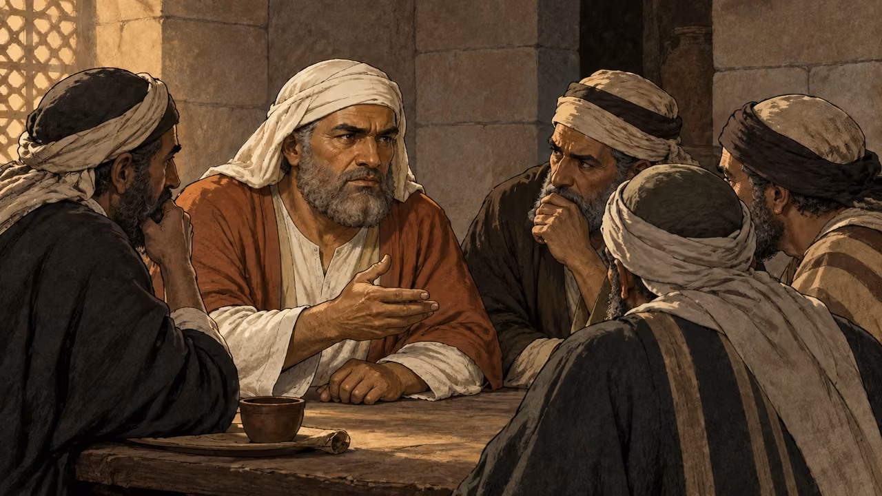 The conspirators seek the cooperation of the chief priests and elders.