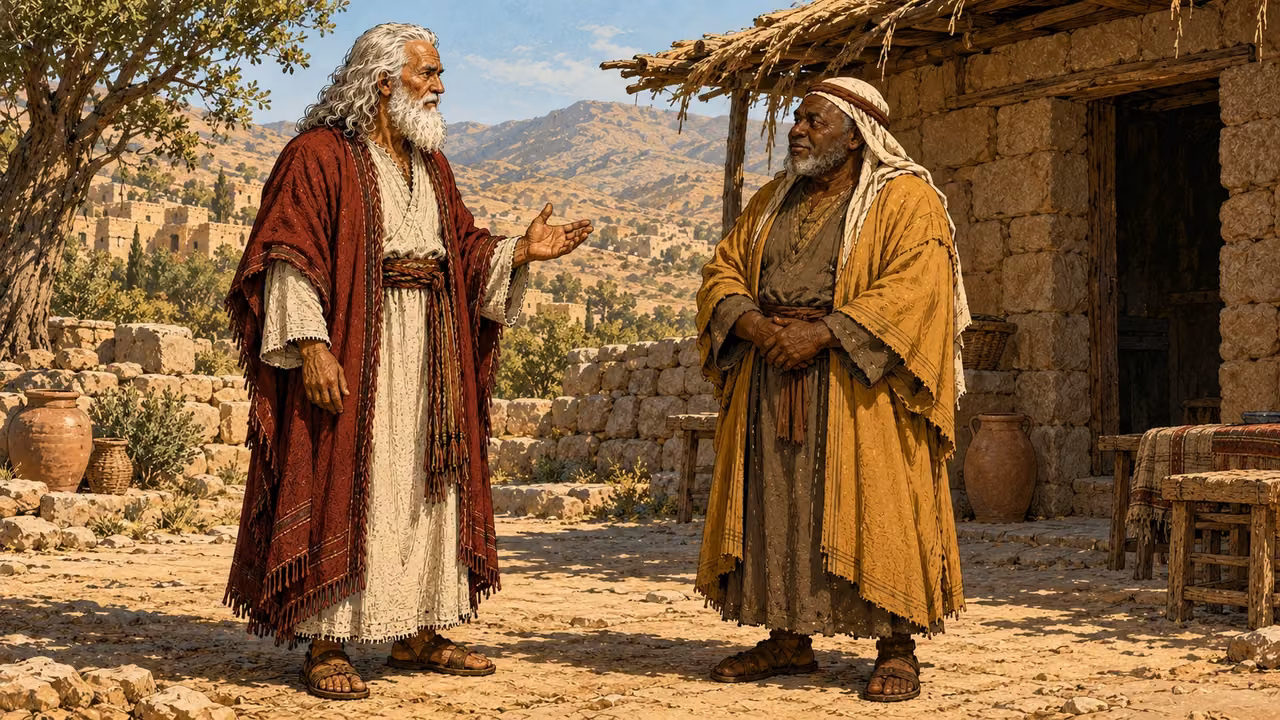 Moses asks Jethro for permission to return to Egypt.