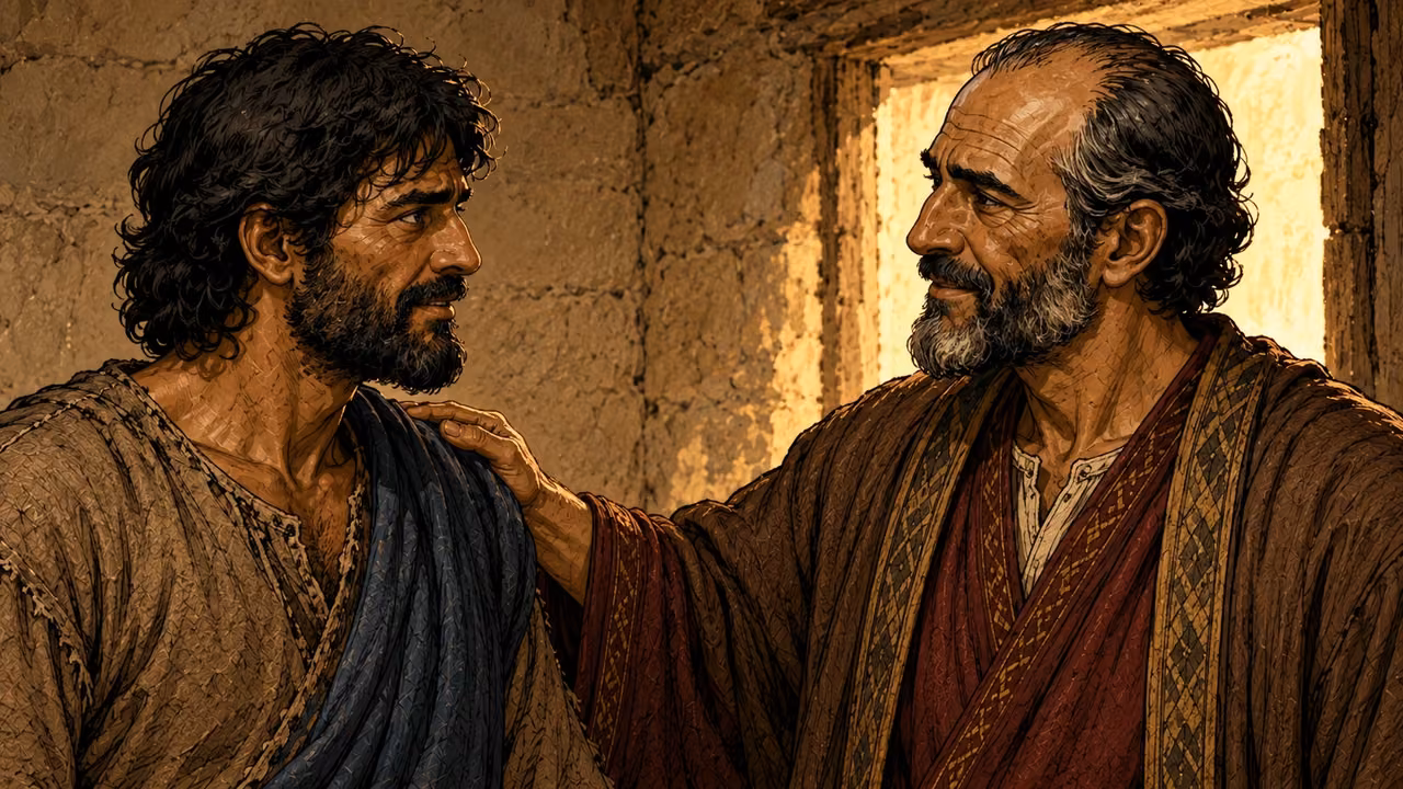 Laban acknowledges Jacob as his own family.