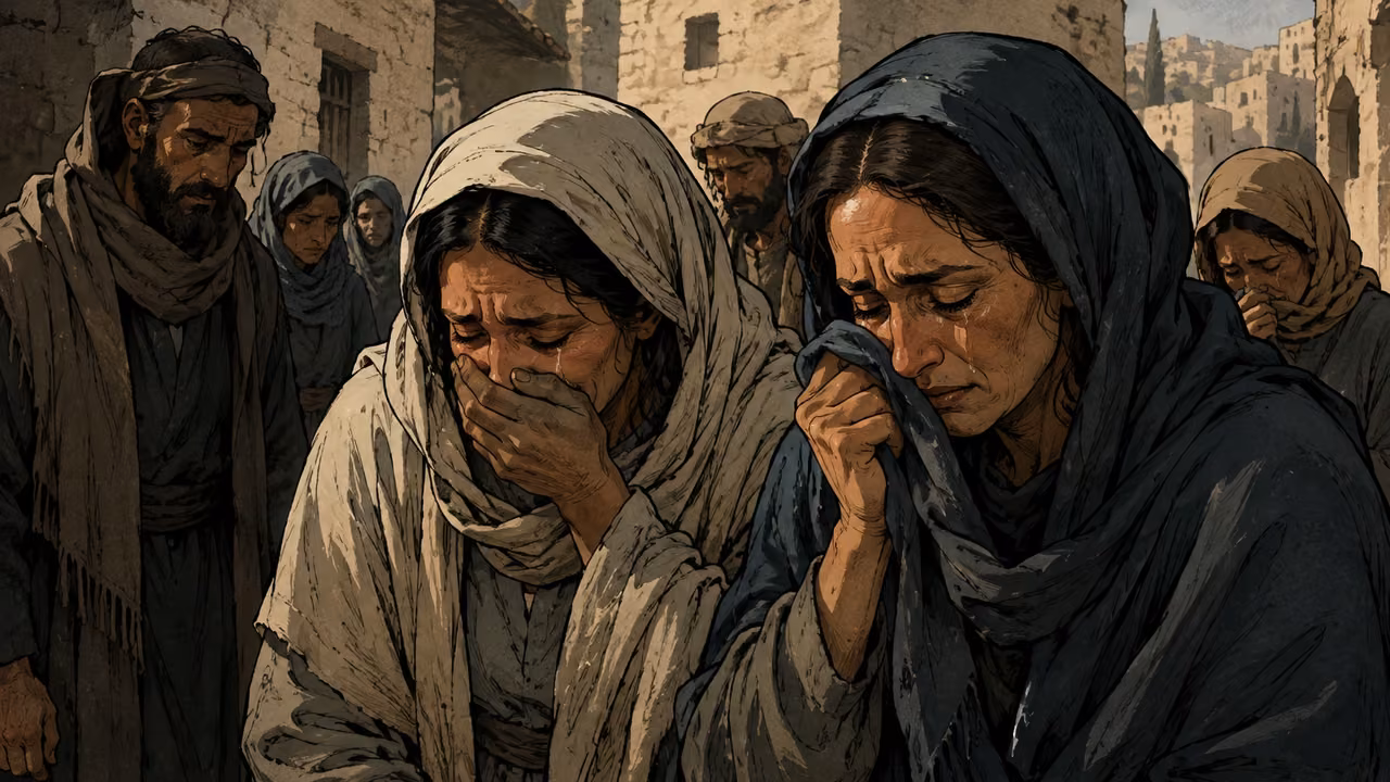 Interpretive Gospel illustration: Bethlehem Grief.