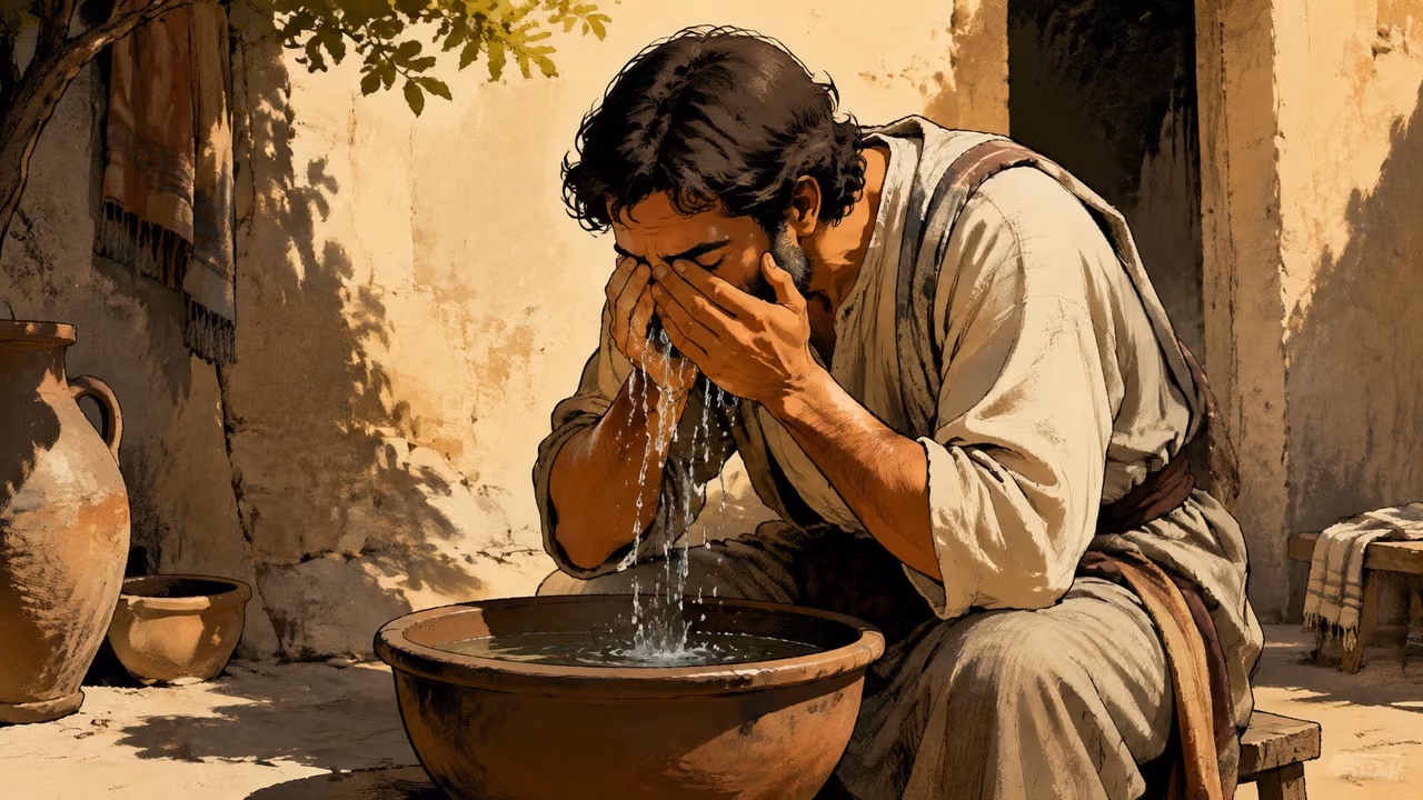 Interpretive Gospel illustration: Fasting.