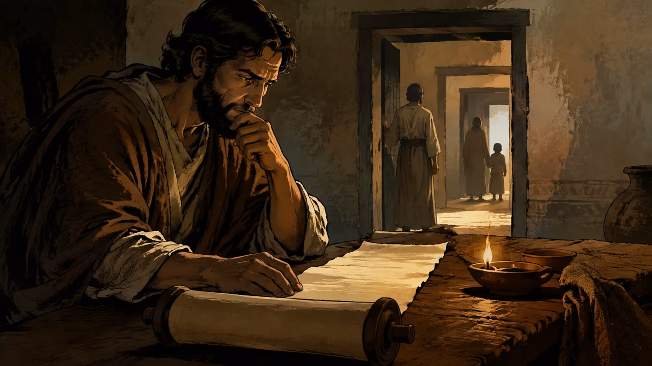 Interpretive Gospel illustration: Genealogy.
