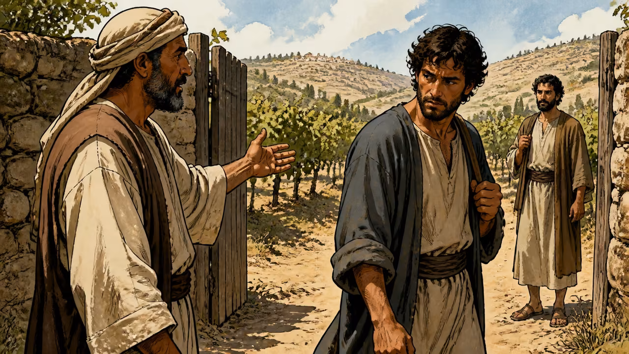 Interpretive Gospel illustration: Two Sons.
