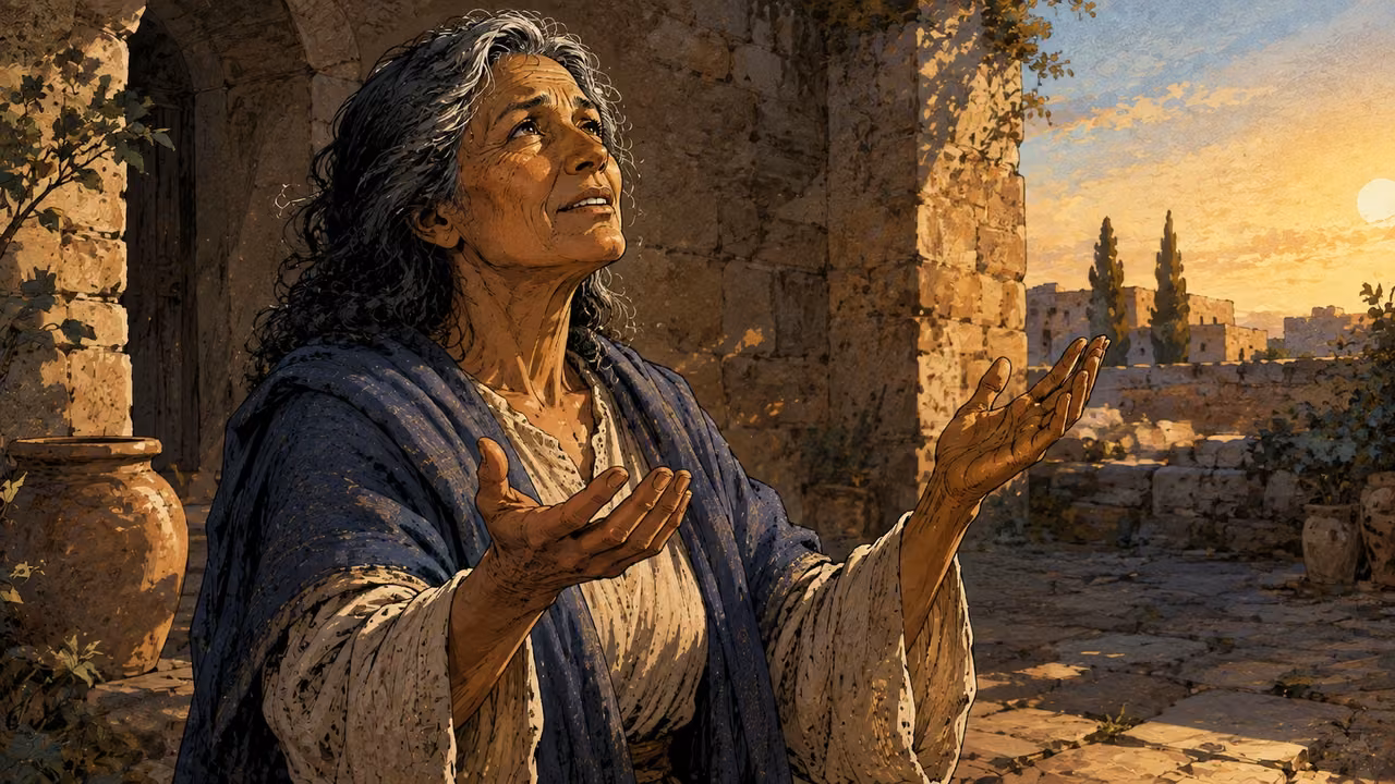 Trust without fear. SONG OF THANKSGIVING | The speaker praises Yahweh for comfort after anger and declares trust. An unnamed worshiper gives visual expression to the song.