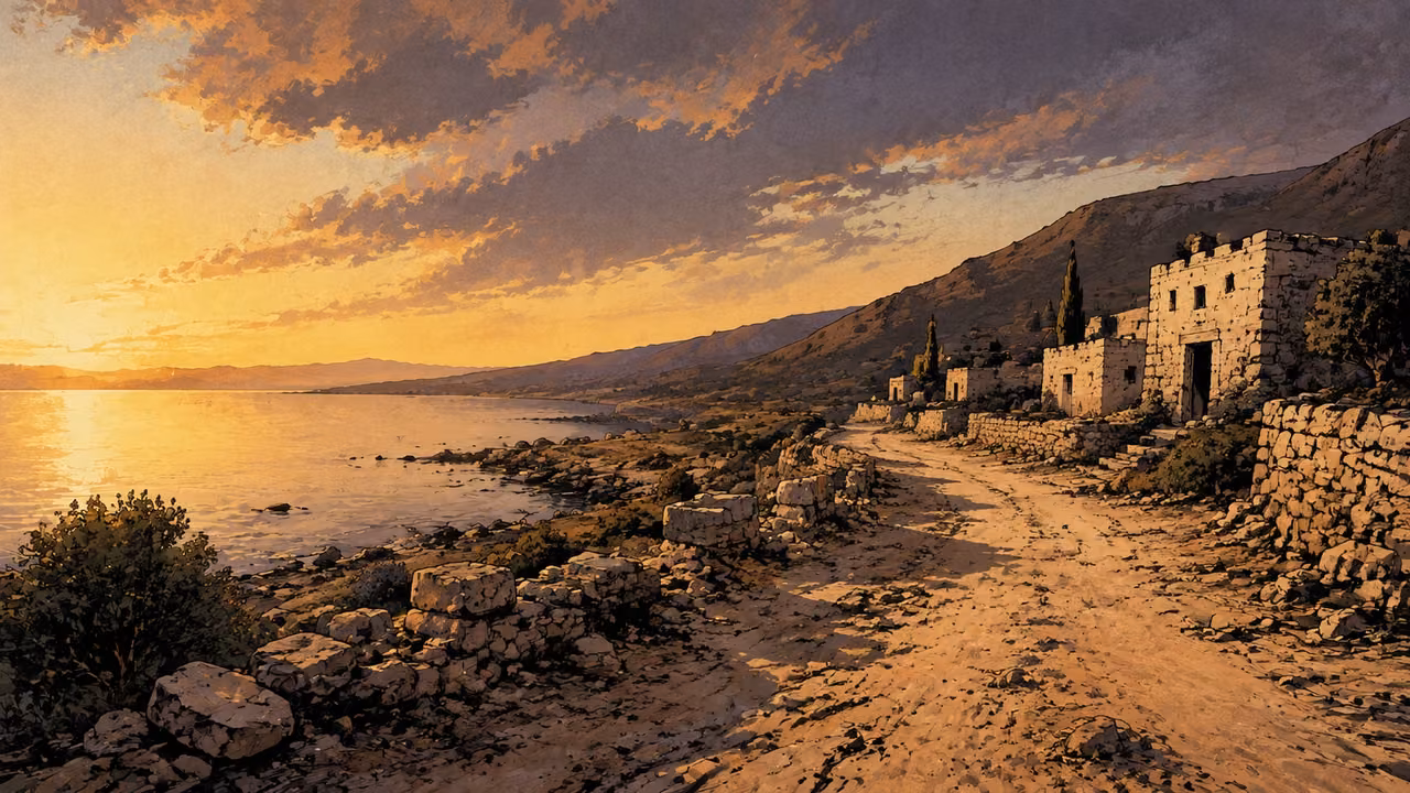 Beyond the gloom. PROMISE | The source edition ends chapter 8 with the promised reversal for Zebulun, Naphtali, the sea road and Galilee of the nations. Many English Bibles place this verse at Isaiah 9:1.