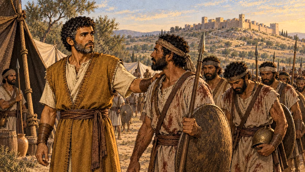The people return in peace